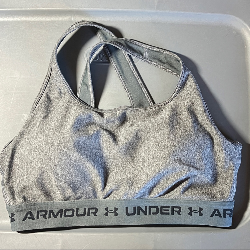 Under Armour Heather Gray Sports Bra